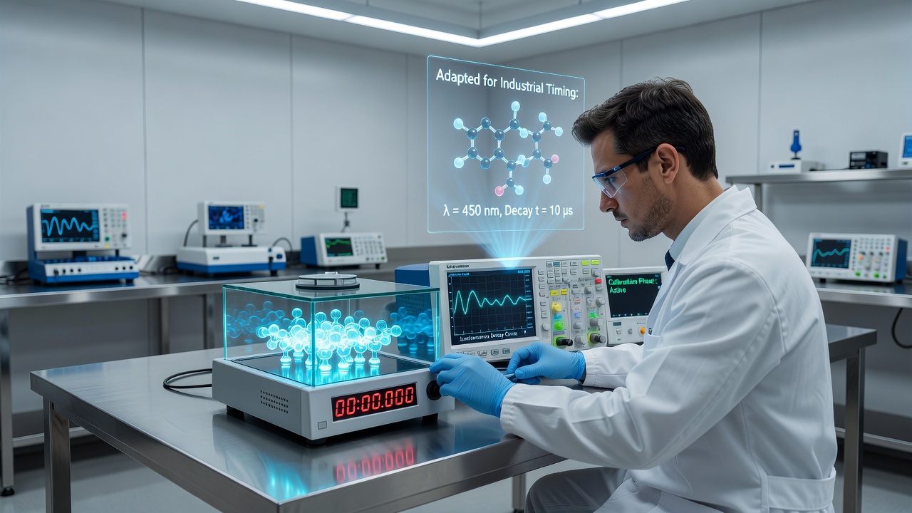Adapting Luminescent Compounds for Precision Timing in High-Stakes Industrial Calibrations